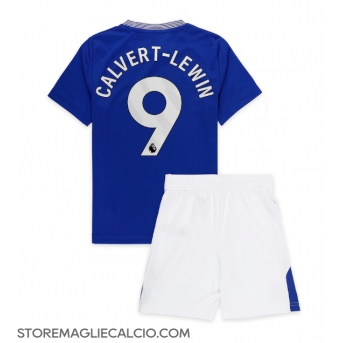 Everton Dominic Calvert-Lewin #9 Maglia Gara Casa Repliche 2024-25 Bambino Maniche Corte